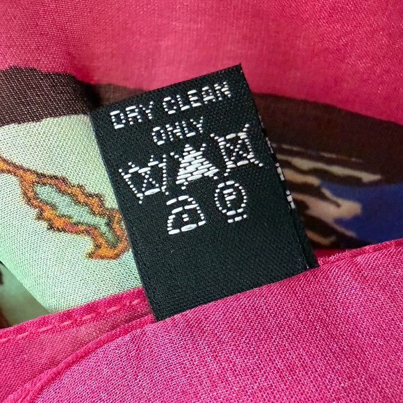 Balenciaga Rosabotanica  Silk Scarf – Made in Italy – Botanical Floral Print - Picture 9 of 9